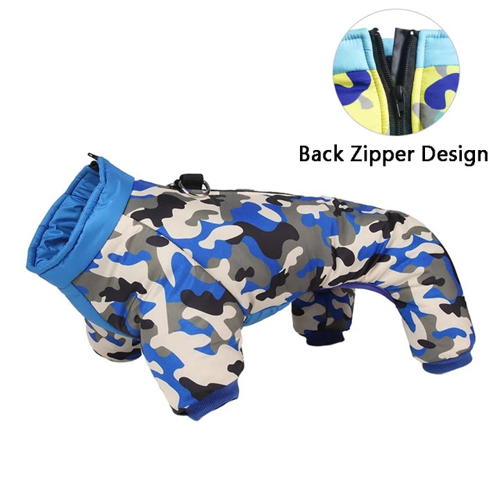 Winter Warm Thicken Dog Jacket for Small Medium Dogs - Waterproof, Windproof, Cozy Coat for Chihuahua, French Bulldog, Pug &amp; More Ditzy Petunia