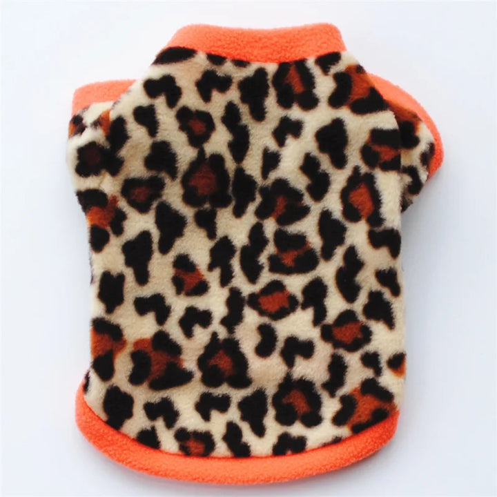 Cute Skull Print Dog Clothes - Winter Fleece Coat for Small Dogs - French Bulldog &amp; Chihuahua Clothing Ditzy Petunia