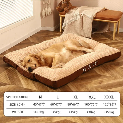 Soft Flannel Pet Bed Blanket — Washable Comfort Mat for Dogs