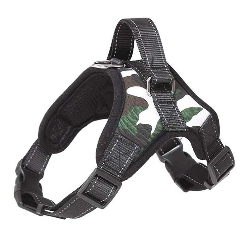 Saddle Dog Harness – Reflective, Adjustable, and No-Pull for All Sizes