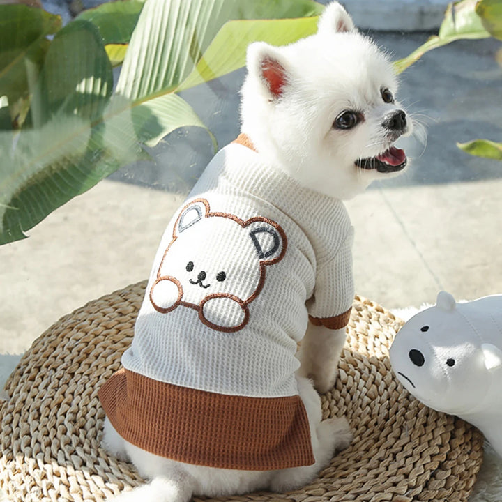 Soft &amp; Stylish Dog Dress – Lightweight Pet Skirt for Spring and Summer - Ditzy Petunia
