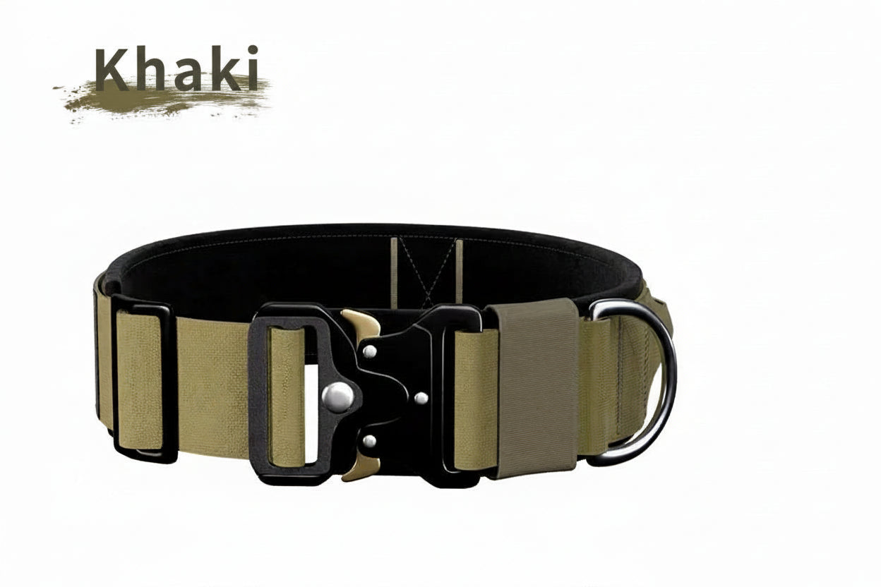 Heavy-Duty Nylon Dog Collar with Handle — Breakaway Safety Design
