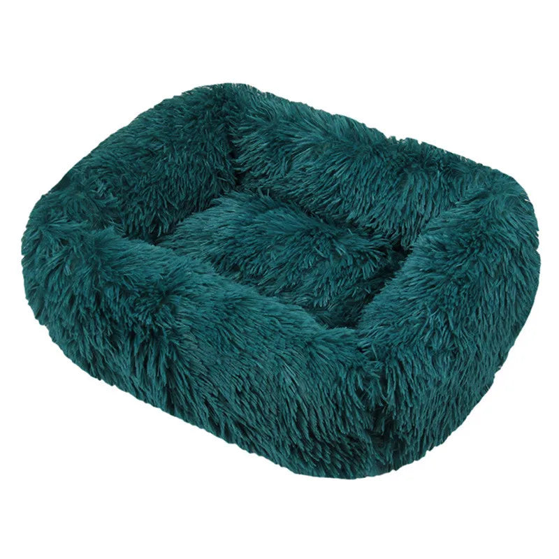 Luxury Plush Dog Bed - Washable Calming Pet Bed for Small, Medium, and Large Dogs Ditzy Petunia