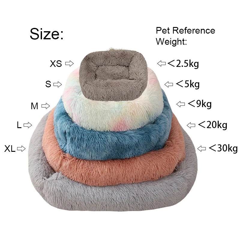 Rectangle Plush Dog Bed - Winter Warm Mat for Small, Medium, Large Dogs & Cats | Kennel, Puppy Cushion, Sofa Accessories Ditzy Petunia