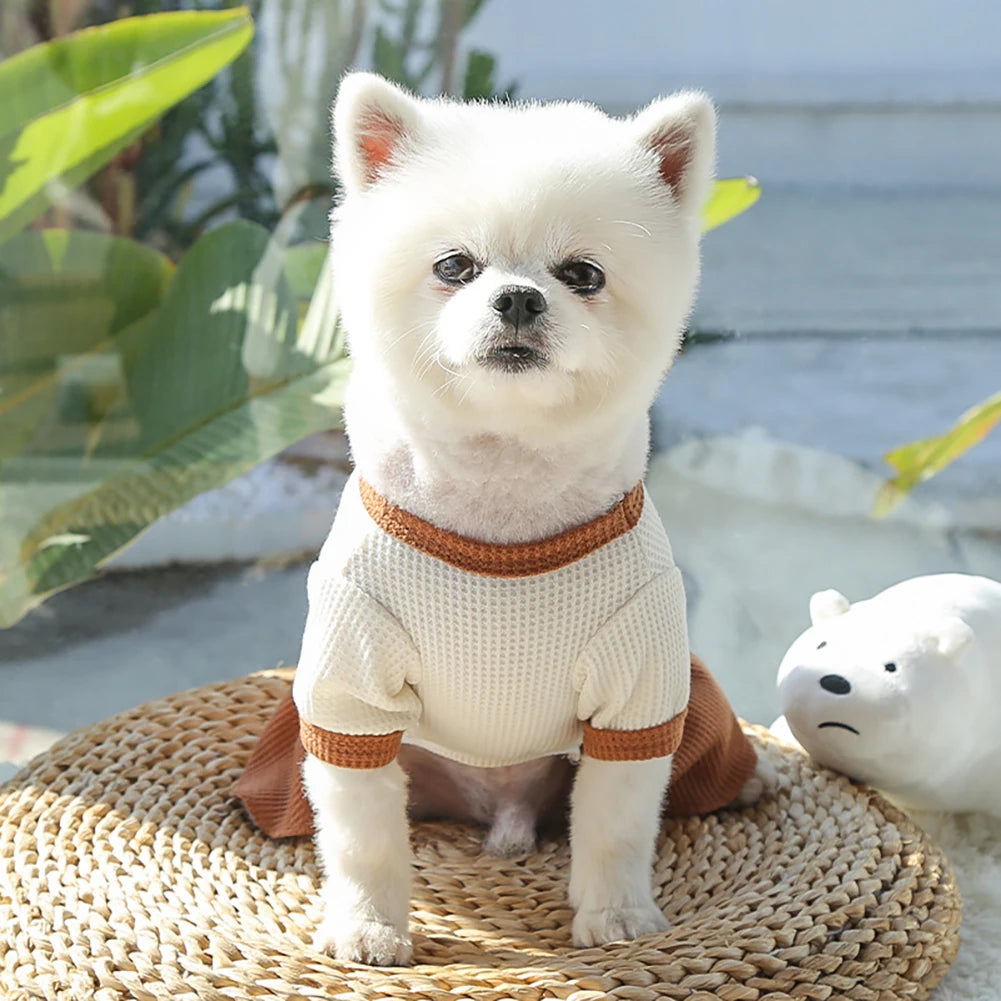 Soft &amp; Stylish Dog Dress – Lightweight Pet Skirt for Spring and Summer - Ditzy Petunia