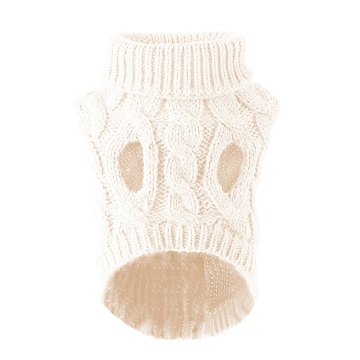 Turtleneck Dog Sweater - Warm Winter Clothes for Small Dogs &amp; Cats | Chihuahua &amp; Yorkie Coat - Ditzy Petunia