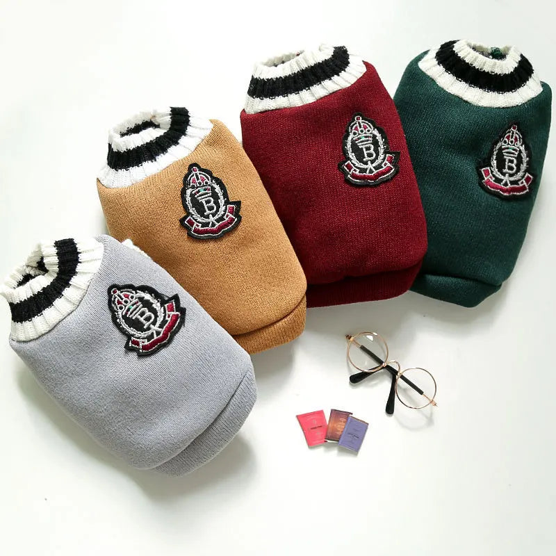 🐶 Cozy Knitted Dog Sweater – Soft & Stylish Winter Pet Outfit
