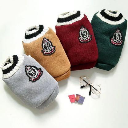 🐶 Cozy Knitted Dog Sweater – Soft & Stylish Winter Pet Outfit