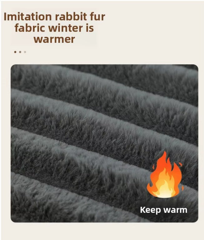 Large Waterproof Dog Bed Sofa — Plush Square Pet Bed for Dogs &amp; Cats (All Seasons)