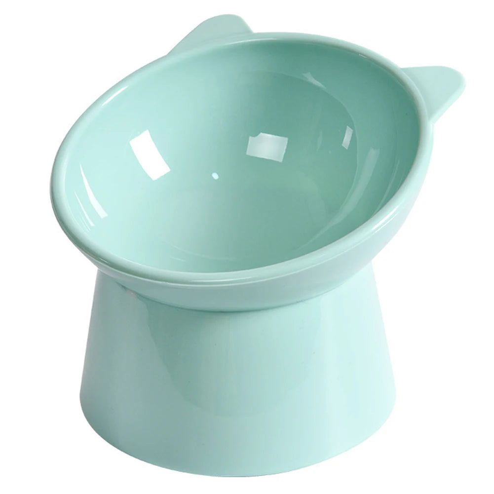 Tilted Cat/Dogs Food Bowl – Ergonomic &amp; Whisker-Friendly Design - Ditzy Petunia