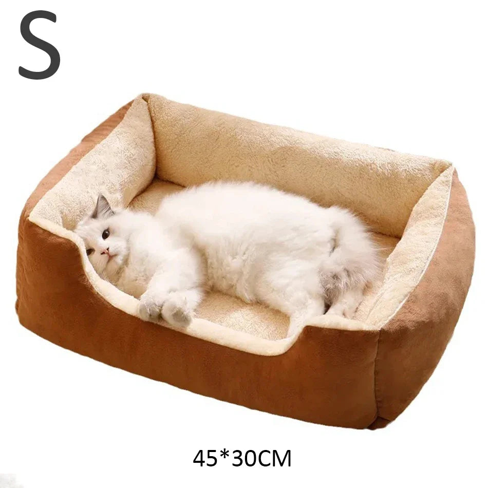 Soft Plush Cat Bed – Breathable, Lightweight &amp; Cozy Sleeping Mat