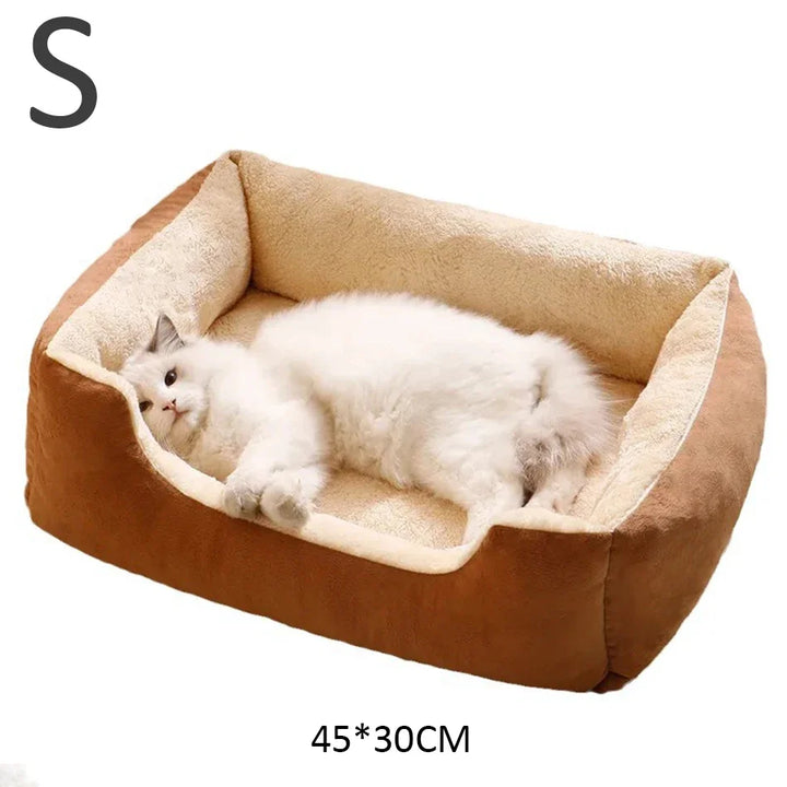 Soft Plush Cat Bed – Breathable, Lightweight &amp; Cozy Sleeping Mat