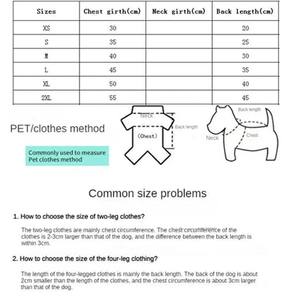 🐶 Cozy Autumn Dog Sweatshirt – Warm Pet Jacket for Small & Medium Dogs