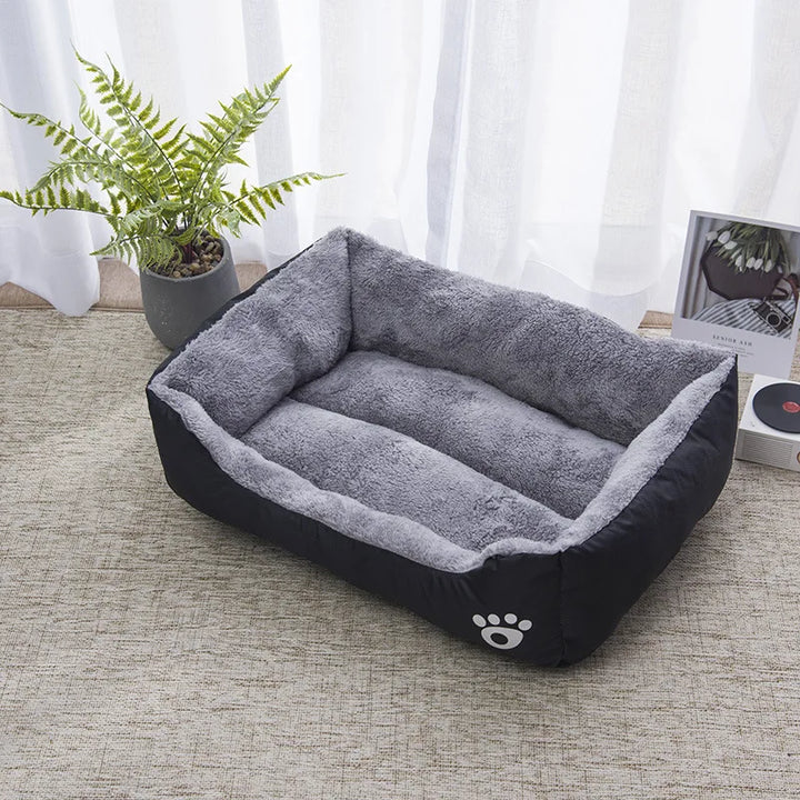 Soft Breathable Dog Bed Waterproof Non-Slip Cushion for Small Medium Large Pets - Machine Washable Puppy Sofa Mat Ditzy Petunia