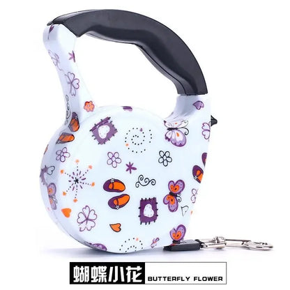 Retractable Dog Leash with Quick Lock – Tangle-Free Tape Lead for Small to Large Dogs