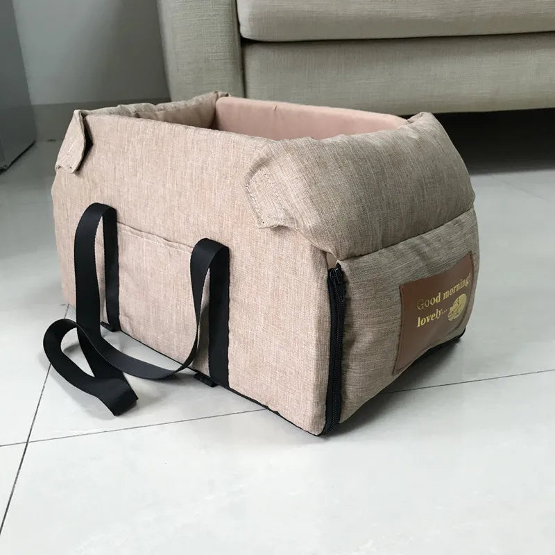 Portable Car Pet Bag – Car Seat Bed for Small Dogs &amp; Cats