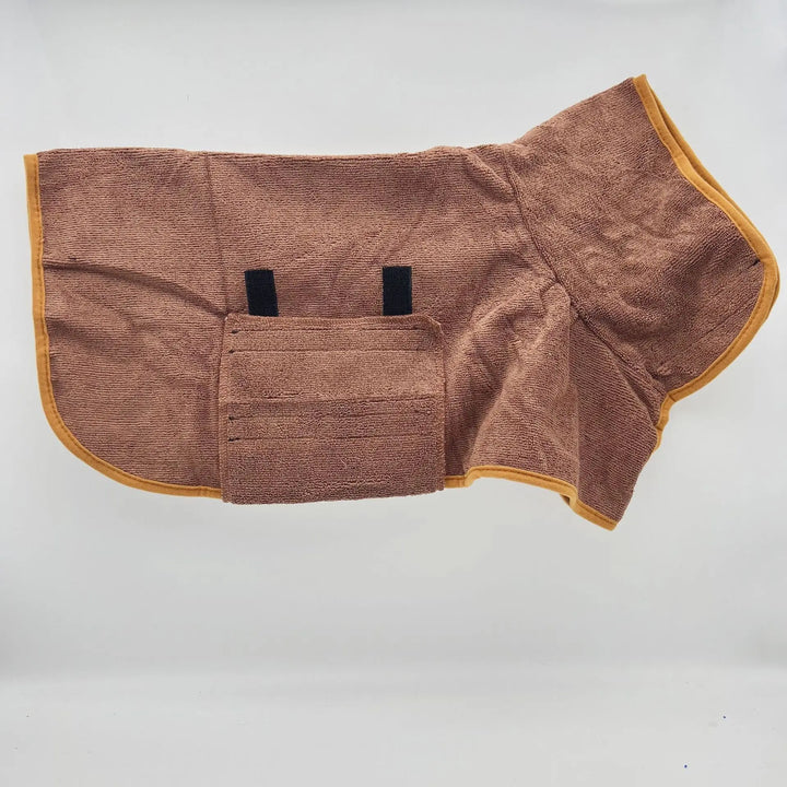 Dog Bathrobe | Quick-Drying Absorbent Pet Towel - Ditzy Petunia