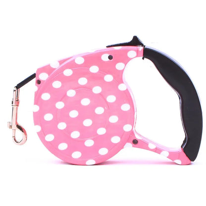 Retractable Dog Leash with Quick Lock – Tangle-Free Tape Lead for Small to Large Dogs