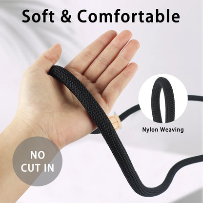 Hands-Free Double Dog Leash – Personalized, Luxury Nylon Leash for Small & Large Dogs