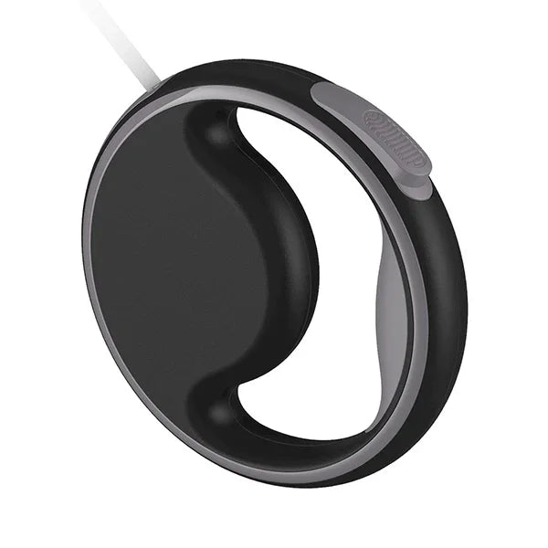 LED Retractable Dog Leash with Built-In Waste Bag Holder – 3M Nylon Lead for Small &amp; Medium Dogs - Ditzy Petunia