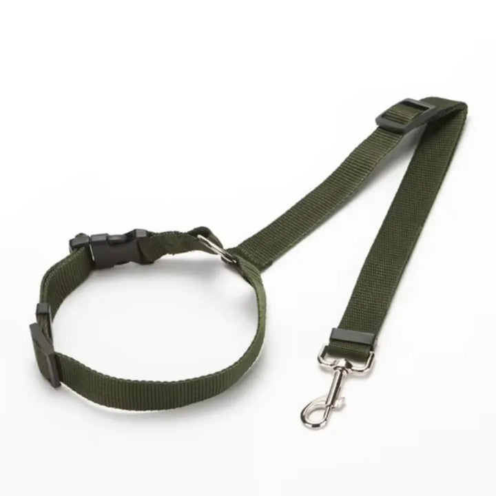 Adjustable Pet Car Seat Belt Leash - Durable Safety Harness for Dogs and Cats Ditzy Petunia