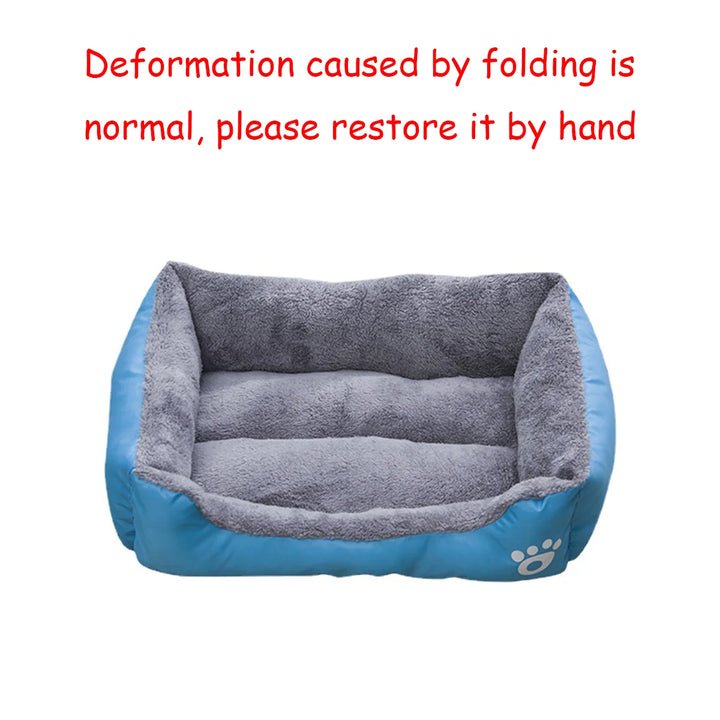 Soft Breathable Dog Bed Waterproof Non-Slip Cushion for Small Medium Large Pets - Machine Washable Puppy Sofa Mat Ditzy Petunia