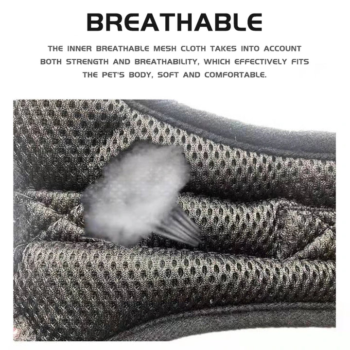 Saddle Dog Harness – Reflective, Adjustable, and No-Pull for All Sizes