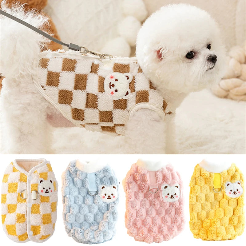Cute Bear Dog Sweater – Soft & Cozy Knitwear for Small Dogs