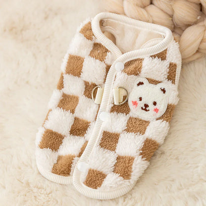 Cute Bear Dog Sweater – Soft & Cozy Knitwear for Small Dogs