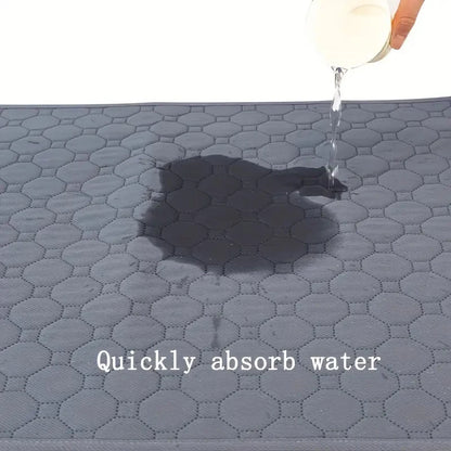Washable and Reusable Dog Bed Mat – Waterproof, Anti-Slip, Multi-Layer Absorbent Pad