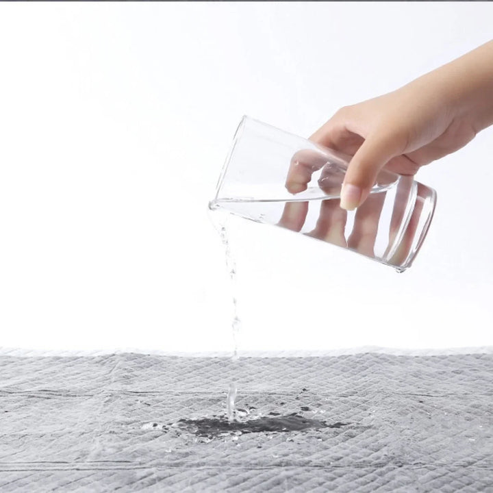 100/50/40/20PCS Absorbent Dogs Disposable Puppy Training Pee Pads Quick Dry Bamboo Charcoal Surface Mat Clean Cushion - Ditzy Petunia