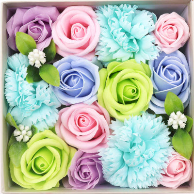 Soap Flower Gift Boxes – Romantic Scented Flower Soaps in Elegant Display Packaging