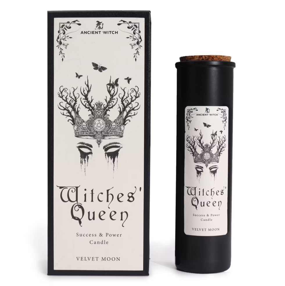 Witchcraft Ritual Gift Set – Candles & Gemstone Spoons