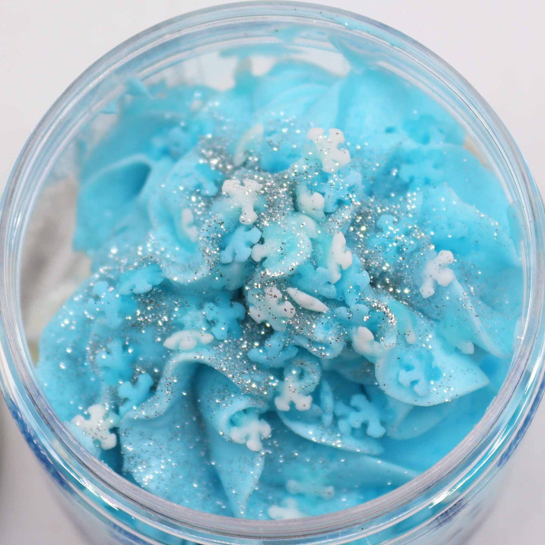 White Christmas Whipped Soap 120g - Ditzy Petunia
