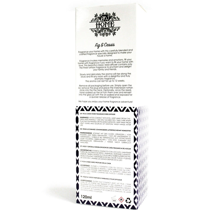 120ml Reed Diffuser - Fig &amp; Cassis - Ditzy Petunia