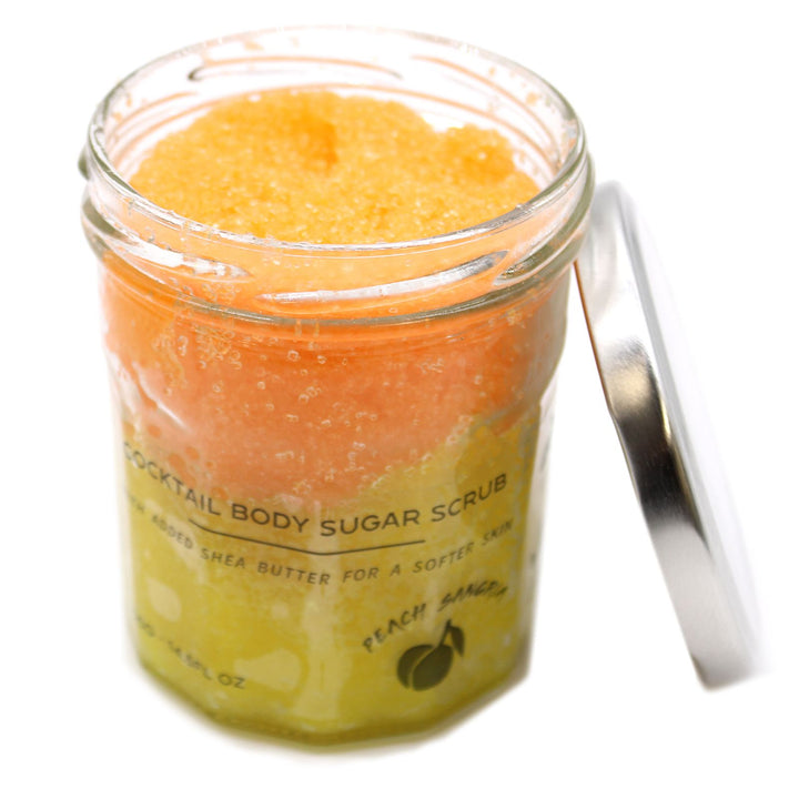 Fragranced Sugar Body Scrub - Peach Sangria 300g - Ditzy Petunia