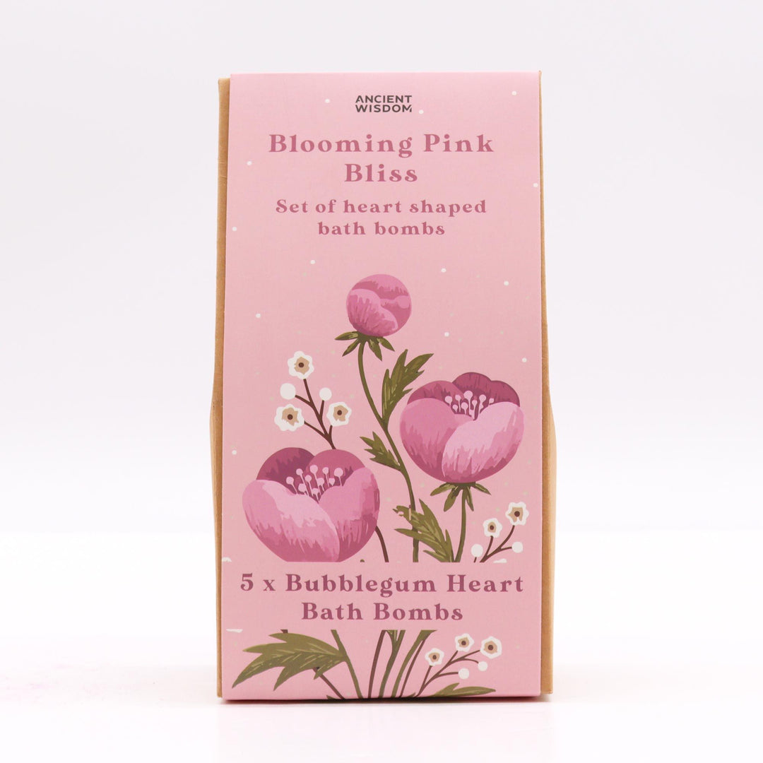 Blooming Pink Bliss Bath Heart Gift Set - Ditzy Petunia