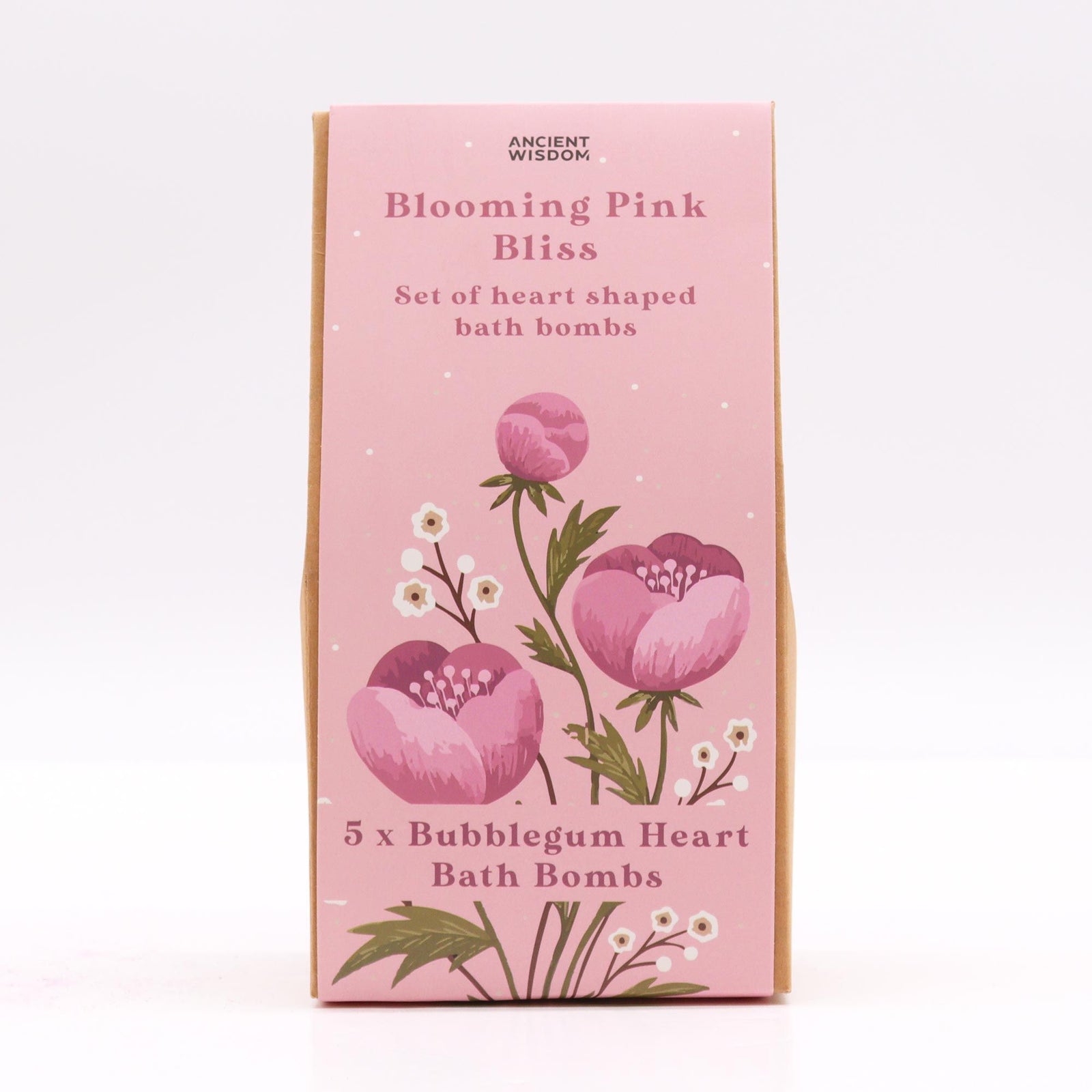 Blooming Pink Bliss Bath Heart Gift Set - Ditzy Petunia