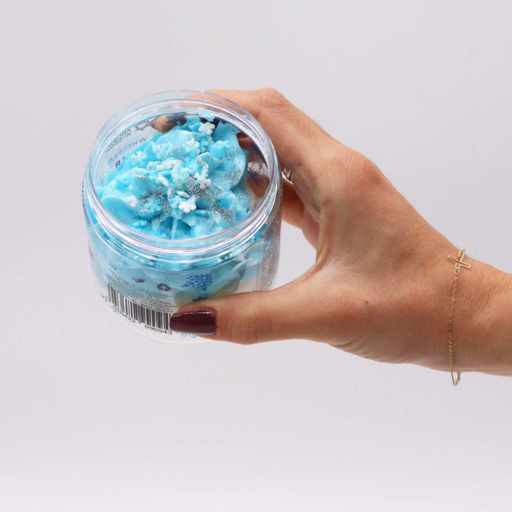 White Christmas Whipped Soap 120g - Ditzy Petunia