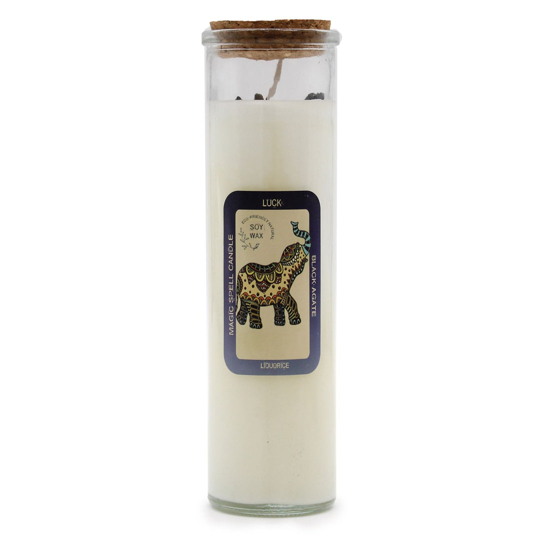 Magic Spell Candle - Luck - Ditzy Petunia
