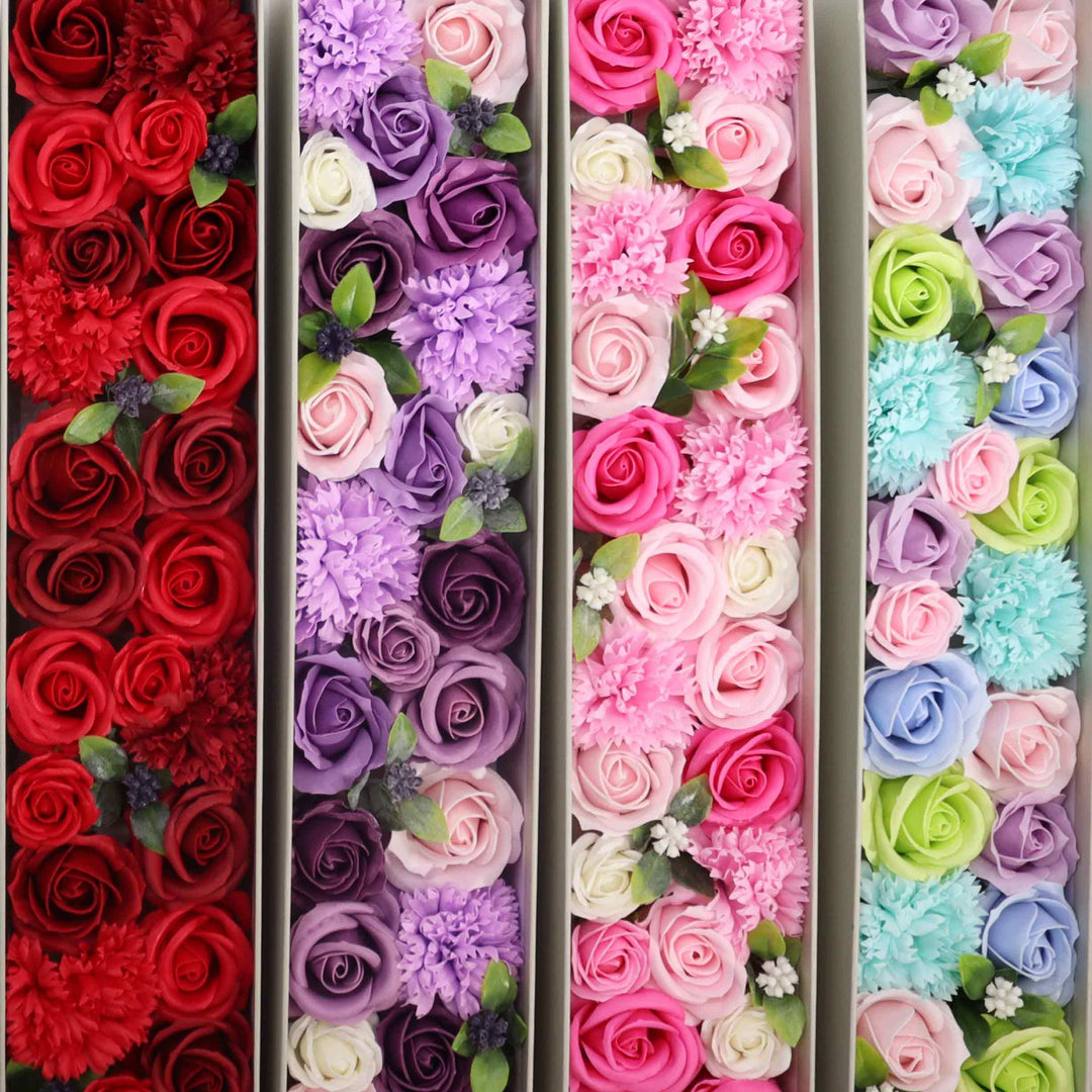 Extra Long - Lavender Rose &amp; Carnation - Ditzy Petunia