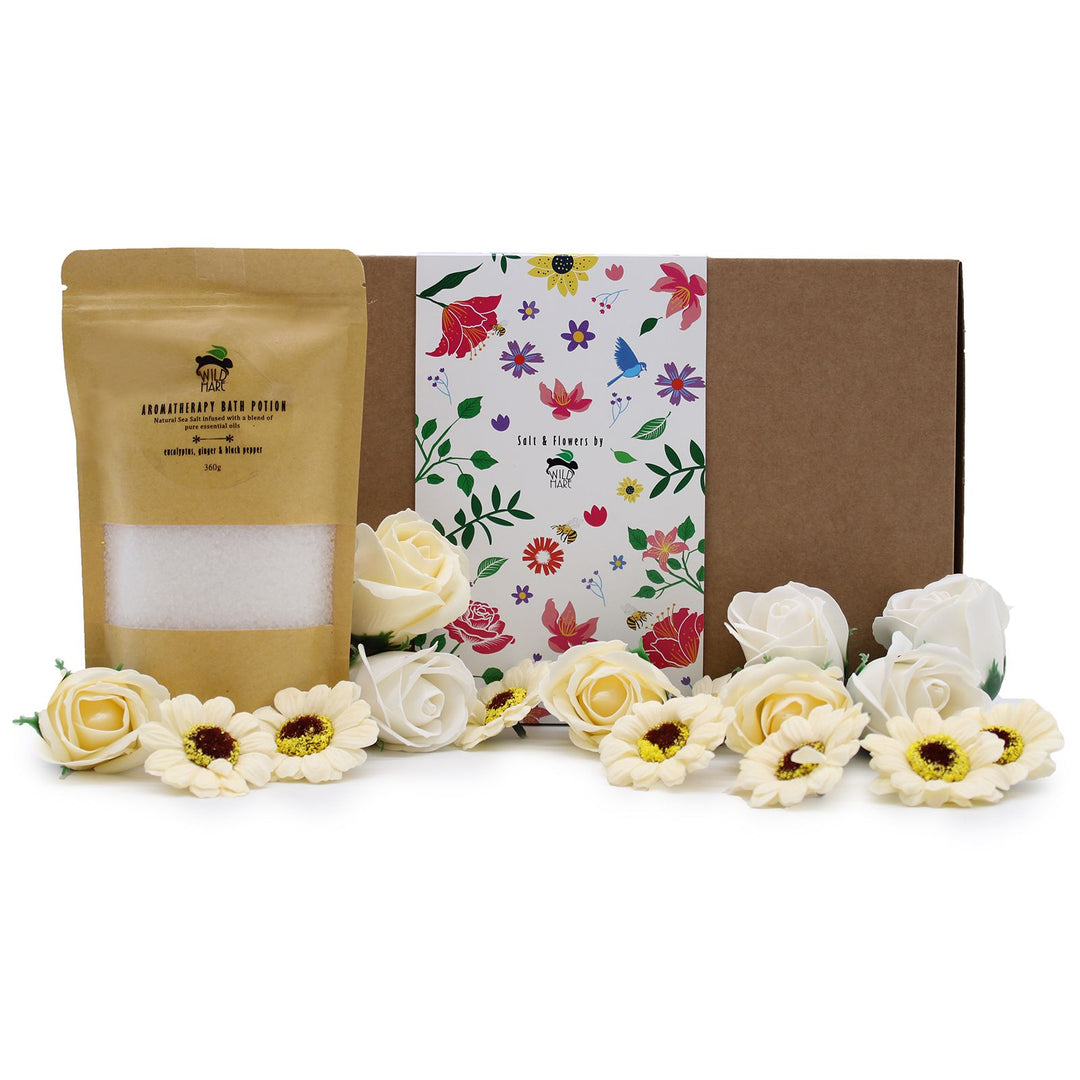 Salt Soak Set - Cold &amp; Flu - Ditzy Petunia