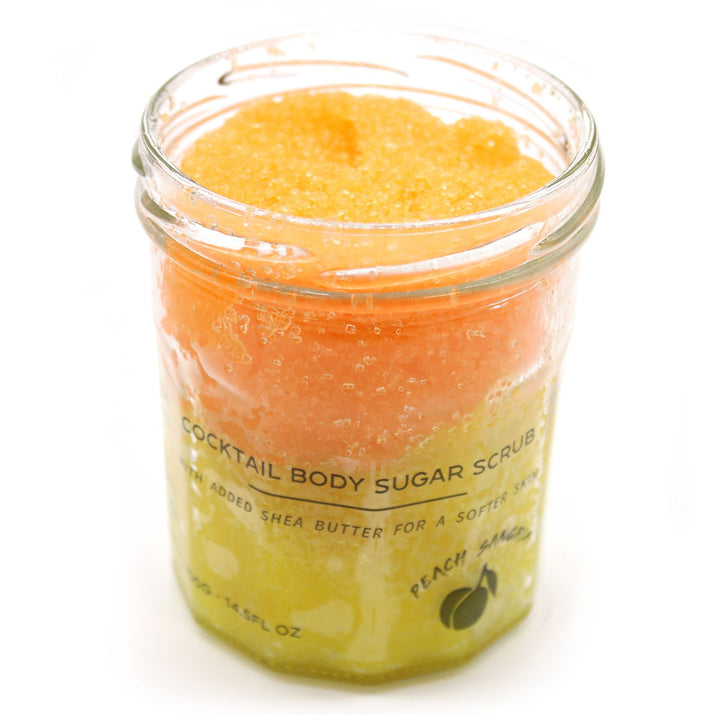Fragranced Sugar Body Scrub - Peach Sangria 300g - Ditzy Petunia