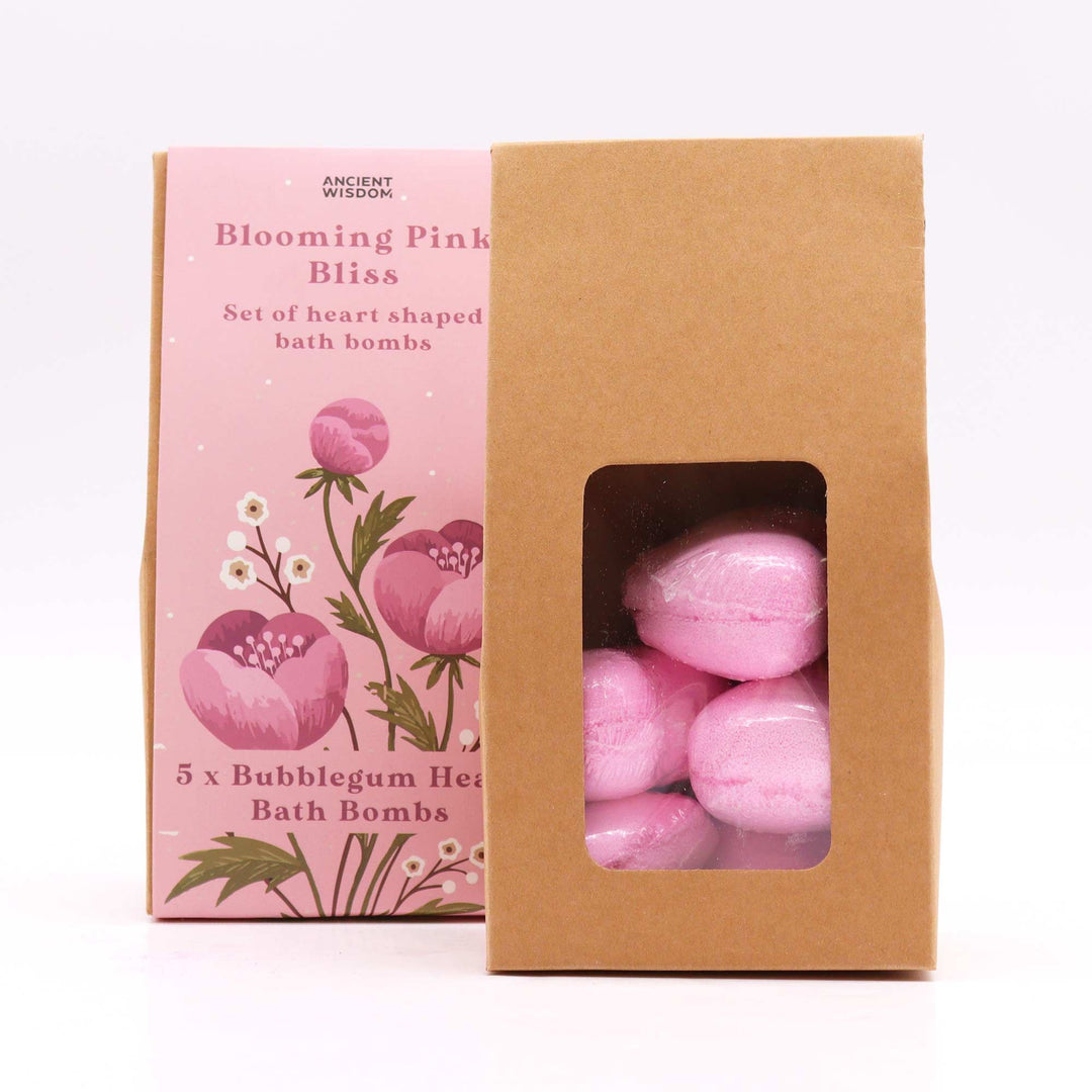 Blooming Pink Bliss Bath Heart Gift Set - Ditzy Petunia