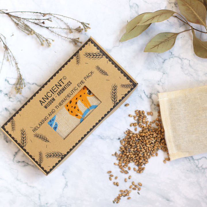 Lavender Natural Cotton and Juco Eye Pillow in Gift Box - Lazy Sloth - Ditzy Petunia