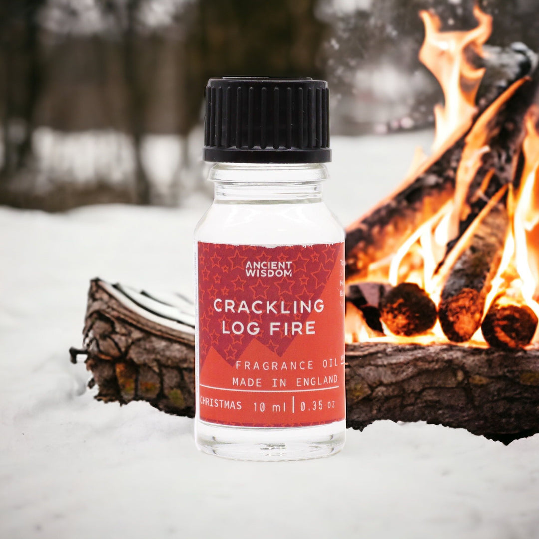 Crackling Log Fire Fragrance Oil 10ml - Ditzy Petunia