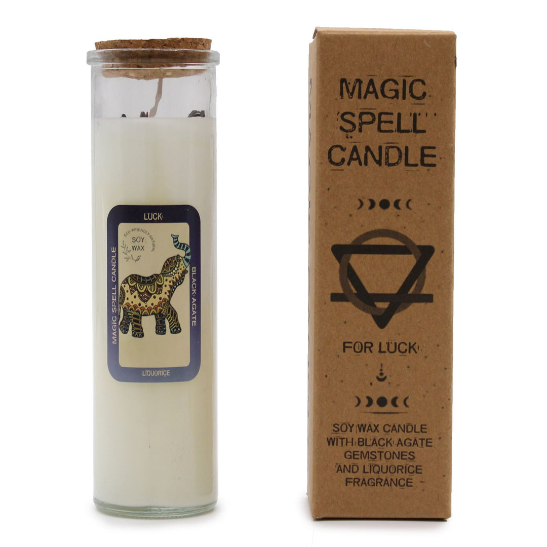 Magic Spell Candle - Luck - Ditzy Petunia
