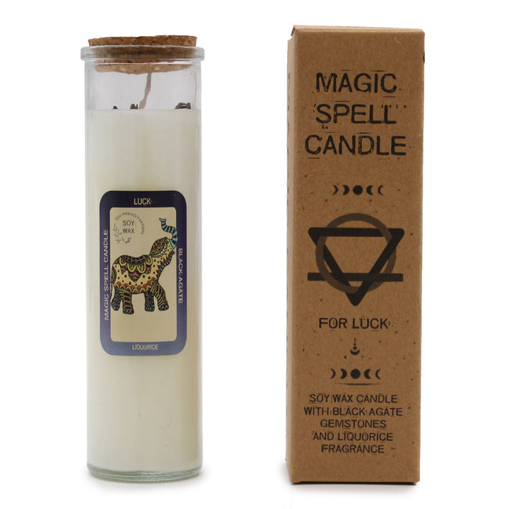 Magic Spell Candle - Luck - Ditzy Petunia