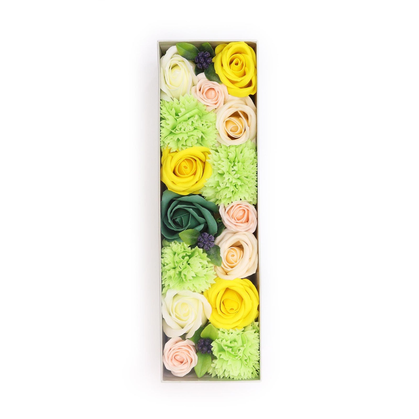 Long Box - Spring Celibrations - Yellow & Greens - Ditzy Petunia