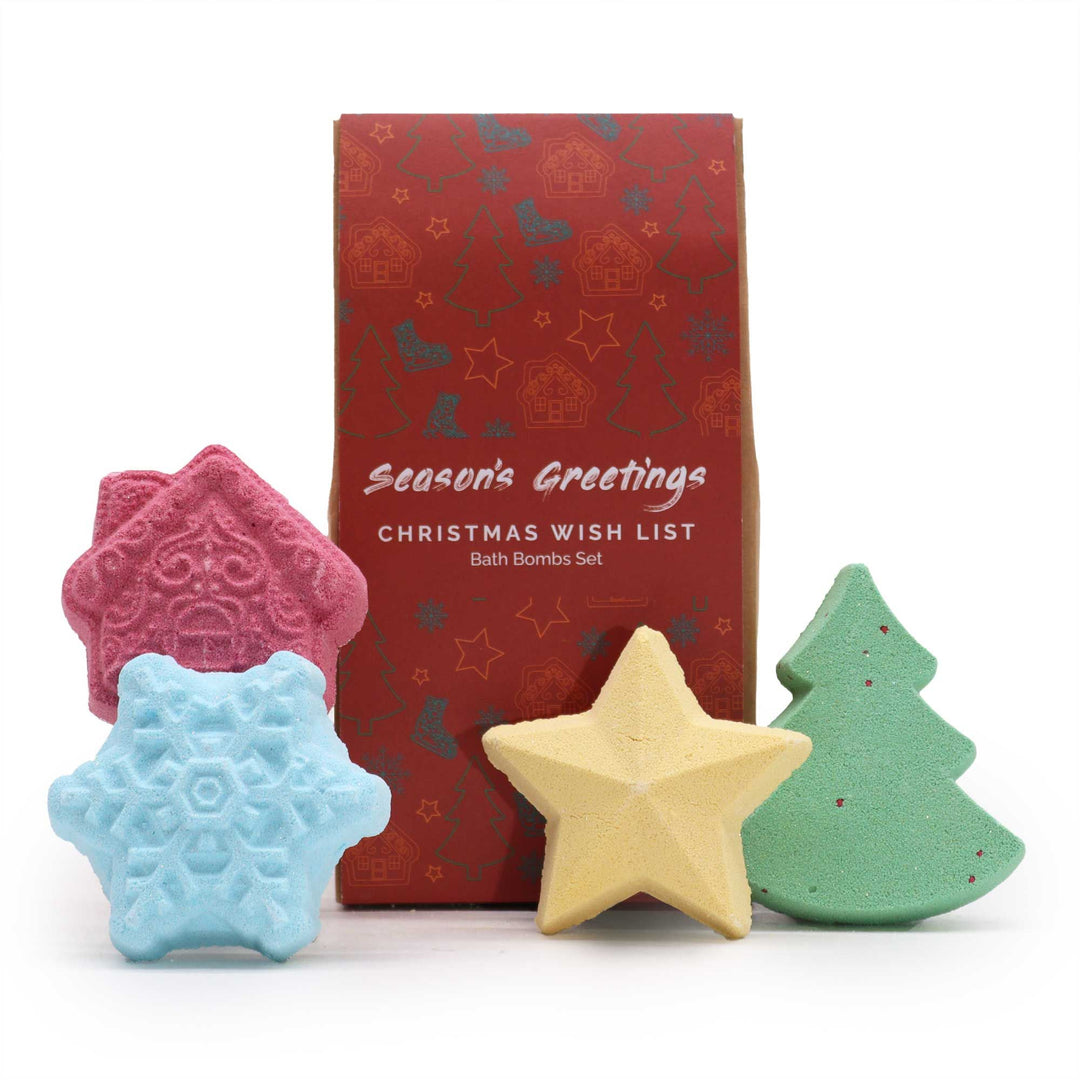 Christmas Wish List Christmas Bath Bomb Gift Pack - Ditzy Petunia